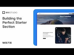 Building the Perfect Empty Starter Section in Wix Studio | Wix Fix