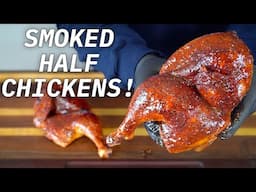 JUICY Smoked Half Chickens On A Pellet Grill! | Ash Kickin' BBQ