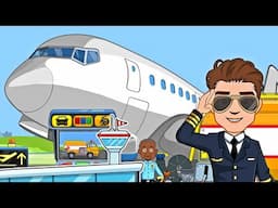 My Town Airport ✈️ Flughafen & Flugzeug Spiel App für Kinder