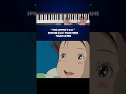 “One Summer’s Day” Spirited Away Main Theme - Piano Cover #piano #pianocover #spiritedaway