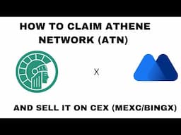 HOW TO CLAIM ATHENE NETWORK (ATN) TO METAMASK AND SELL ON MEXC/BINGX