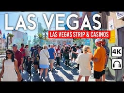 LAS VEGAS 🇺🇸 Sin City in Full Glow | 4K Walking Tour