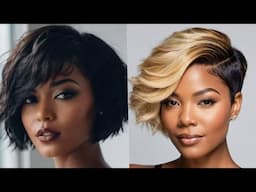 Best Baddie Spring 2024 Short Haircut Ideas for African American Women
