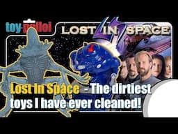 The dirtiest toys I have ever cleaned! Lost in Space - Long John Silvers puppets - Toy Polloi
