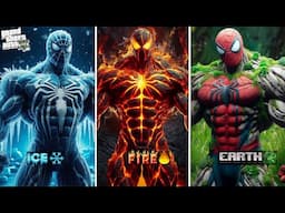Upgrading to ELEMENTAL SPIDER-MAN in GTA 5