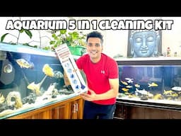 Aquarium cleaning Kit | 5 in 1 aquarium cleaning kit |  Useful aquarium cleaning kit
