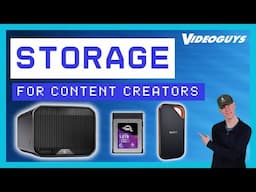 Best Storage for Content Creators in 2025 | SSDs, RAIDs & Media SD Cards for Video Editing