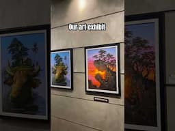 Our painting exhibit in ArtAsia Gallery SM Megamall #art # #painting  #artwork