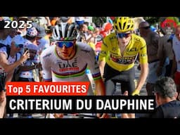 Criterium du Dauphine 2025 Top 5 Favourites: Tadej Pogacar vs Jonas Vingegaard Finally!