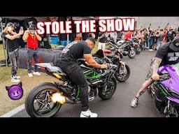 Ninja H2's SHUT DOWN A Car Show 😳| Fuel Fest Tampa & Bike Night