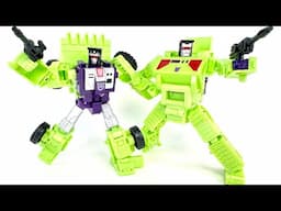 Too Awesome!!! Transformers Studio Series Voyager Constructicon Scrapper Devastator Chefatron Review