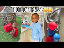 VLOG: my son turned 4yrs |cake | party packs | presents | #vlog #southafricanyoutuber #weeklyvlog