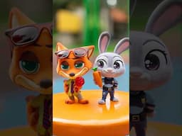 The #Zootopia Police is Here! @Cosbaby Nick Wilde and Judy Hopps 🦊🐰 #cosbi #disney