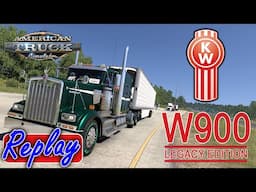 Kenworth W900 Legacy Edition in American Truck Simulator Replay