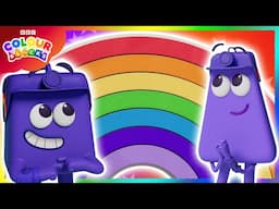 🌈 Every Rainbow in Colourland Ever! 🌈 | Colours for Kids | Kindness for Kids | @colourblocks