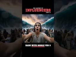 The Influencer History Continues! | VEO 3 demo | Part 2 #veo3 #googleveo3  #affirm #shorts #movie