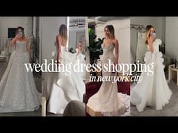 Wedding Dress Shopping in NYC (vlog)