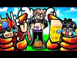 I Caught 2 SCAMMERS Trying To STEAL From Him.. So I Did THIS! (ROBLOX BLOX FRUIT)