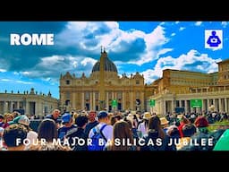 Walking the Four Major Basilicas in Rome & Vatican | Rome, Italy 🇮🇹 & Vatican City 🇻🇦Tour | [4K HDR]
