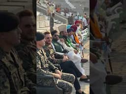 Shahid Afridi wears Pakistan Army uniform and visits Wagah Border amid rising tensions with India