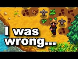 I was WRONG About Stardew Valley