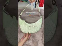 The Sweetly Silver Mint Matcha bag? I’m obsessed 🍵✨ #purse #fashion #shorts
