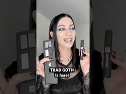 My newest @themobbeauty collection Trad Goth is now live on mobbeauty.com🦇 #tradgoth #makeup