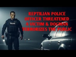 #DOGMAN, REPTILIAN HUMANOID POLICE OFFICER THREATENED A VICTIM & DOGMAN TERRORIZES PUBLIC