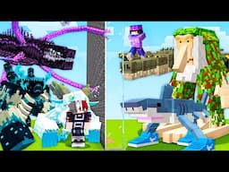 MOB BATTLE against TRALALERO TRALALA in Minecraft !