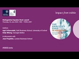 Distinguished Speaker Book Launch