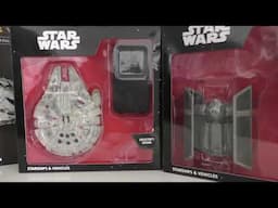 FANHOME STAR WARS DIE-CAST  MILLENNIUM FALCON & TIE ADVANCED
