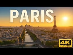Paris, France 🇫🇷 | 4K Drone Footage (With Subtitles)