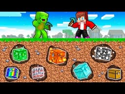 JJ and Mikey Finding Secret $1 to $1,000,000 Chests in Minecraft ! - Maizen