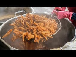 Unique! Spicy braised chicken feet and duck tongue, fried whole chicken /人氣雞腳凍,麻辣鴨舌 - taiwanese food