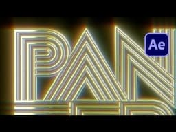 How To Make Glowing Gold Text in After Effects With Deep Glow 2 Plugin