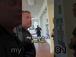 Officer Can't Help But Give Directives!