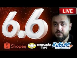 É HOJE!! 6.6 Shopee, Kabum, Terabyte e Mercado Livre! Dia de comprar TUDO mais barato! Ao VIVO!
