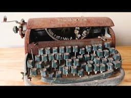 AMAZING Restoration of an Old Rusty Typewriter (Remington)