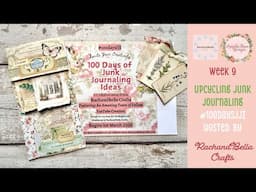 #100Daysjji Collab * Upcycled Junk Journaling!