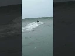 Cyclone Alfred, first of the large sets coming through on Wednesday. #jetski #alfred #boating