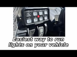 Easiest way to run lights : multi function switch panel by Auxbeam: full review