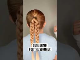 CUTE HAIRSTYLE FOR WARM WEATHER | Audrey & Victoria #hairstyle PRODUCTS USED IN DESCRIPTION BELOW ⬇️
