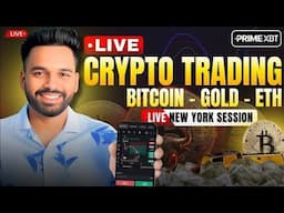 ♦️ LIVE CRYPTO TRADING- BTC, ETH, SOLANA, XRP- New York Session