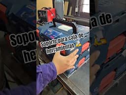 Soporte para caja de herramientas, para moto 💪💪 #herreria #weld #bosch #moto #diy