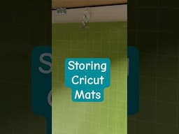 Storing Cricut Mats #cricut #cricutmat