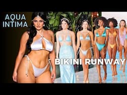 📸 NEW Aqua Intima Bikini Models FULL SHOW from MIAMI SWIM WEEK 🔥
