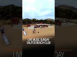 Sun, sand, and sweet sound of Rumba.  The perfect beach vibe at Salitos Beach Ckub in L'Estartit.