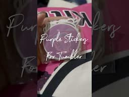 [RECOS] Purple Stickers for tumblers - annajeanf