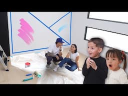 THE KIDS MOVED OUT TO THEIR OWN ROOM! *Surprising them with a room makeover*