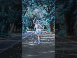 A little twirl, a lot of magic.☂️🩵Model : Dahla PA :Monkung Story, SahaphapKamtuwong #ideas #cosplay